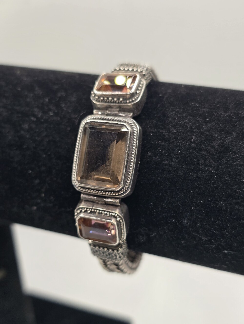 Lori Bonn Gemstone Sterling Silver Bracelet